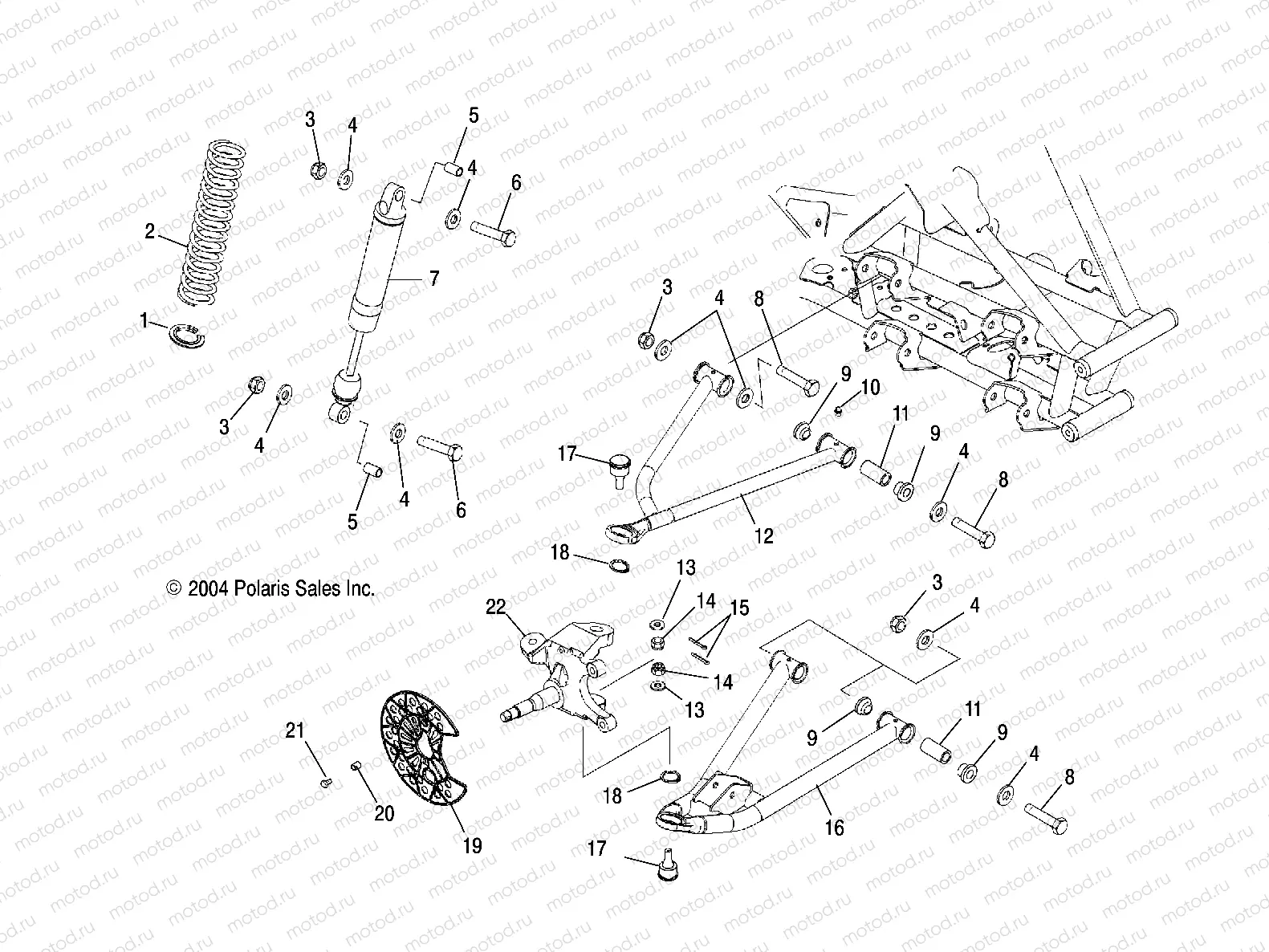 FRONT SUSPENSION - A05GJ50AA/AB/AC (4995119511B04) | FRONT SUSPENSION - A05GJ50AA/AB/AC (4995119511B04)