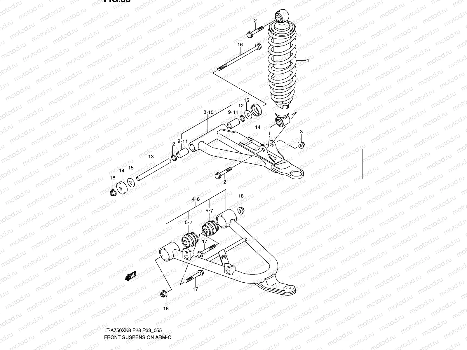 FRONT SUSPENSION ARM