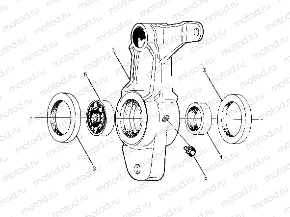 Front Tightener Assembly | Front Tightener Assembly, L.H.-PN 1380004 Front Tightener Asesmbly, R.H.-PN (4913511351033B)