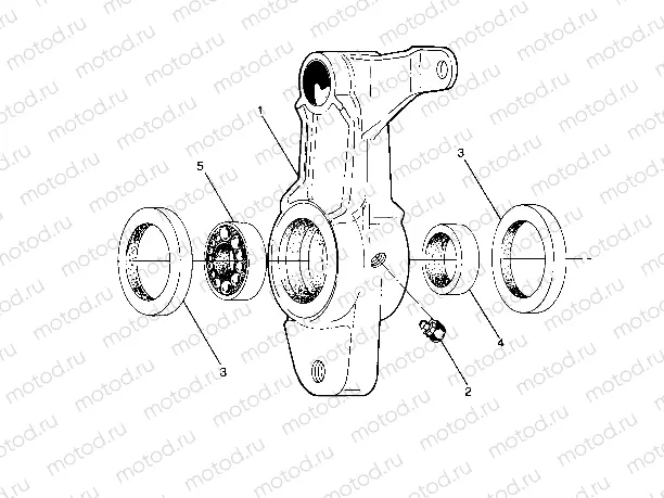 Front Tightener Assembly | Front Tightener Assembly, L.H. - PN 1380004 Front Tightener Assembly, R.H. (4913521352033B)