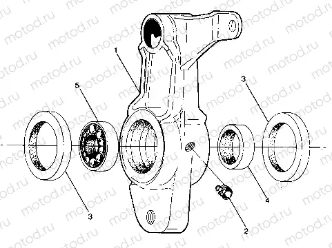 Front Tightener Assembly | Front Tightener Assembly, L.H. - PN 1380004 Front Tightener Assembly, R.H. (4914761476033B)