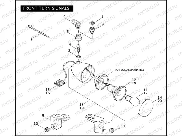 FRONT TURN SIGNALS