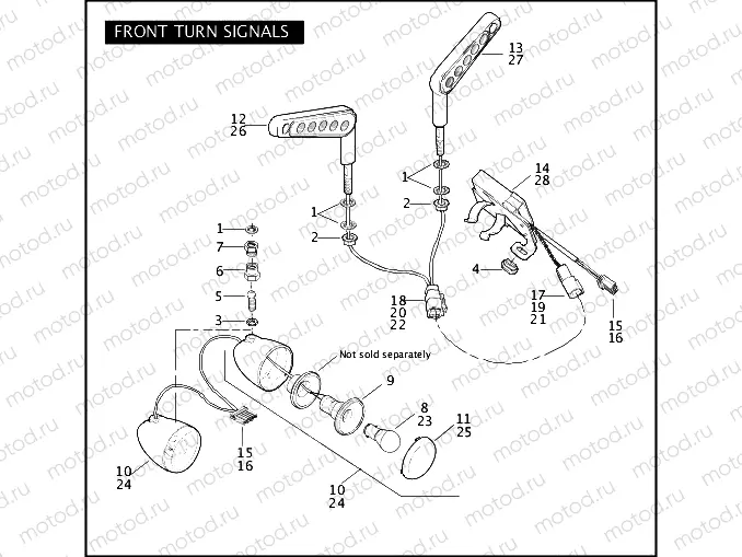FRONT TURN SIGNALS