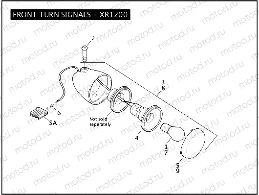 FRONT TURN SIGNALS - XR1200