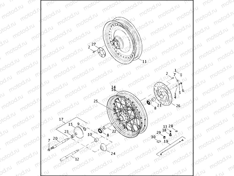 FRONT WHEEL (1 OF 2)