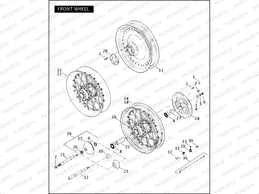 FRONT WHEEL (1 OF 2)