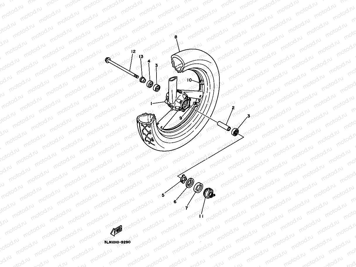 Front wheel
