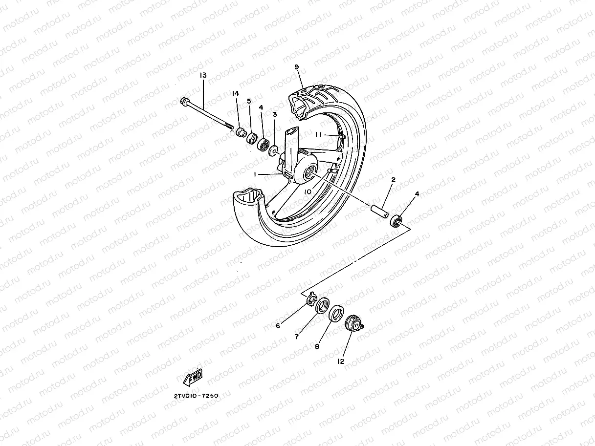 Front wheel