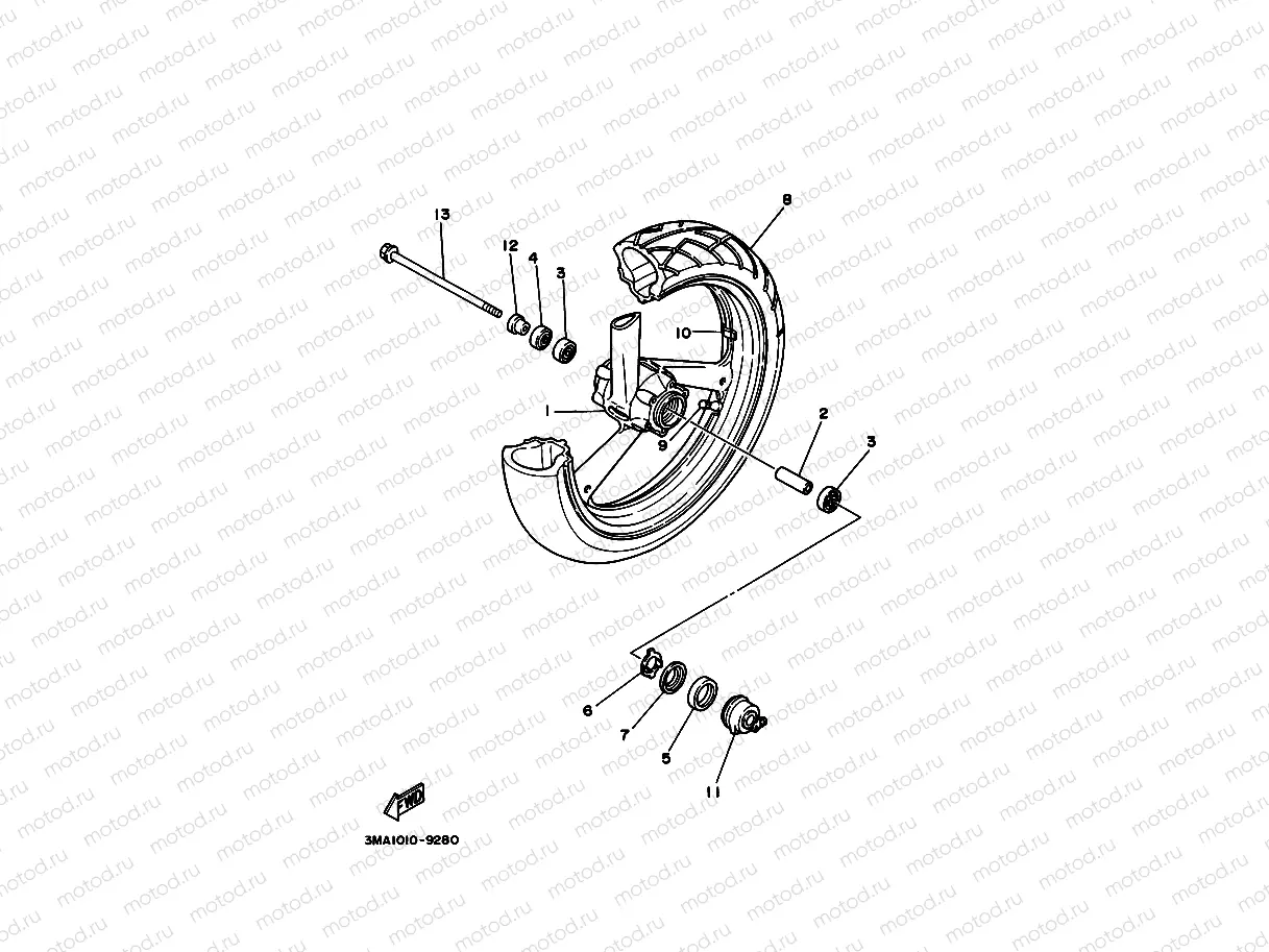 Front wheel