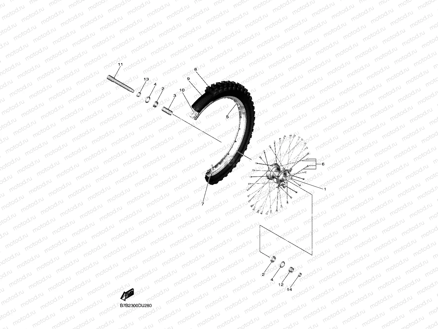 FRONT WHEEL