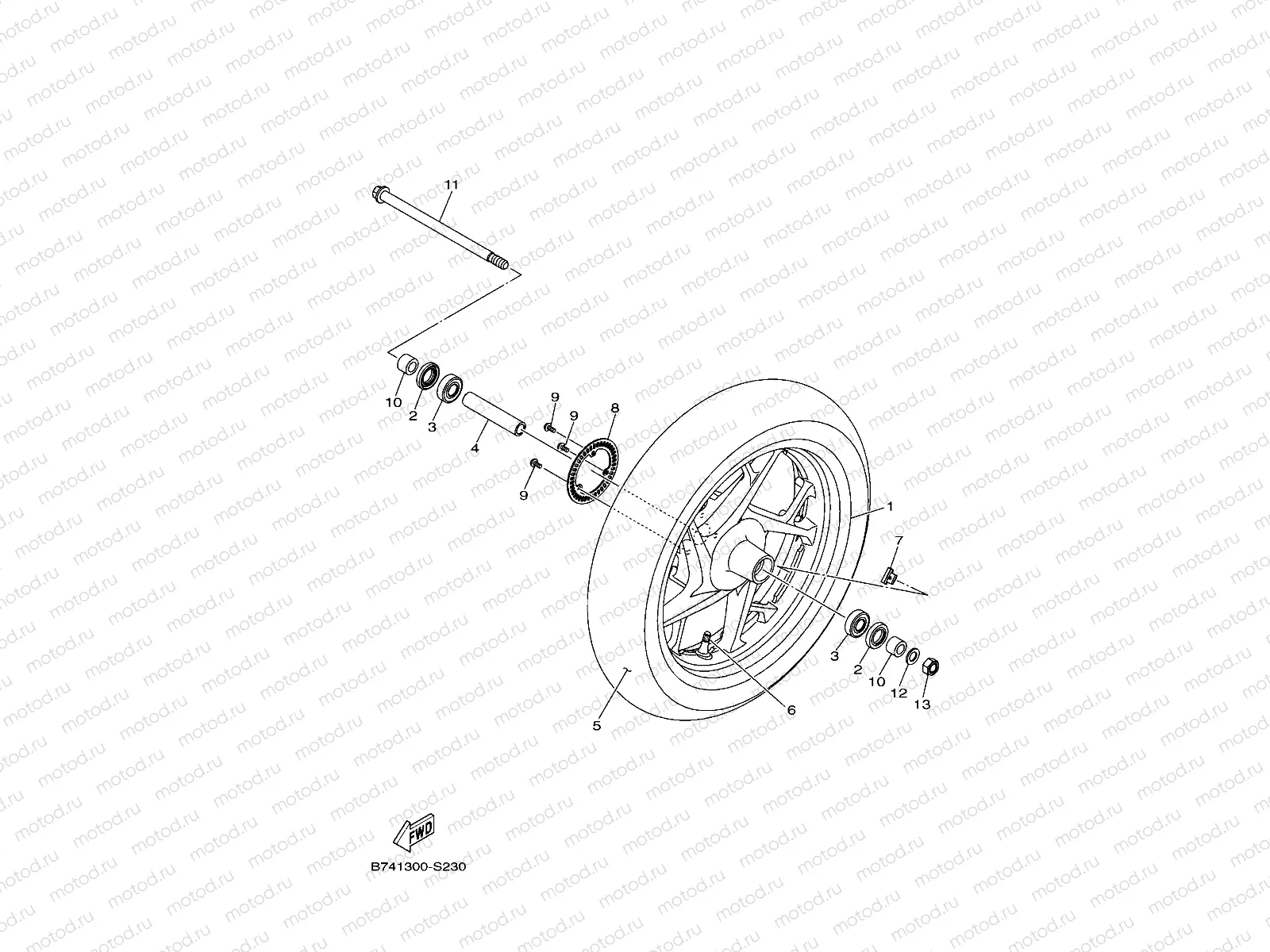 FRONT WHEEL