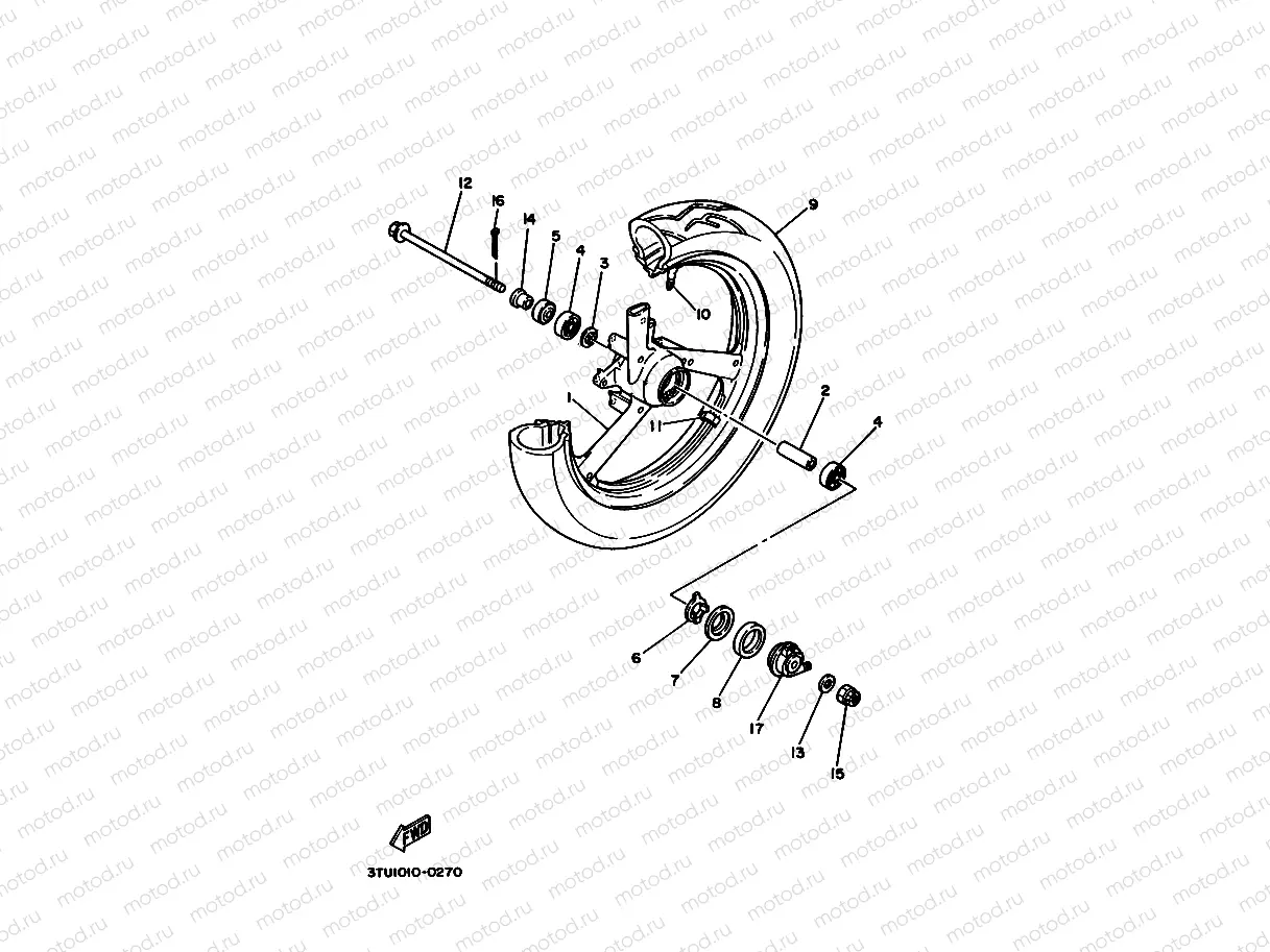 Front wheel