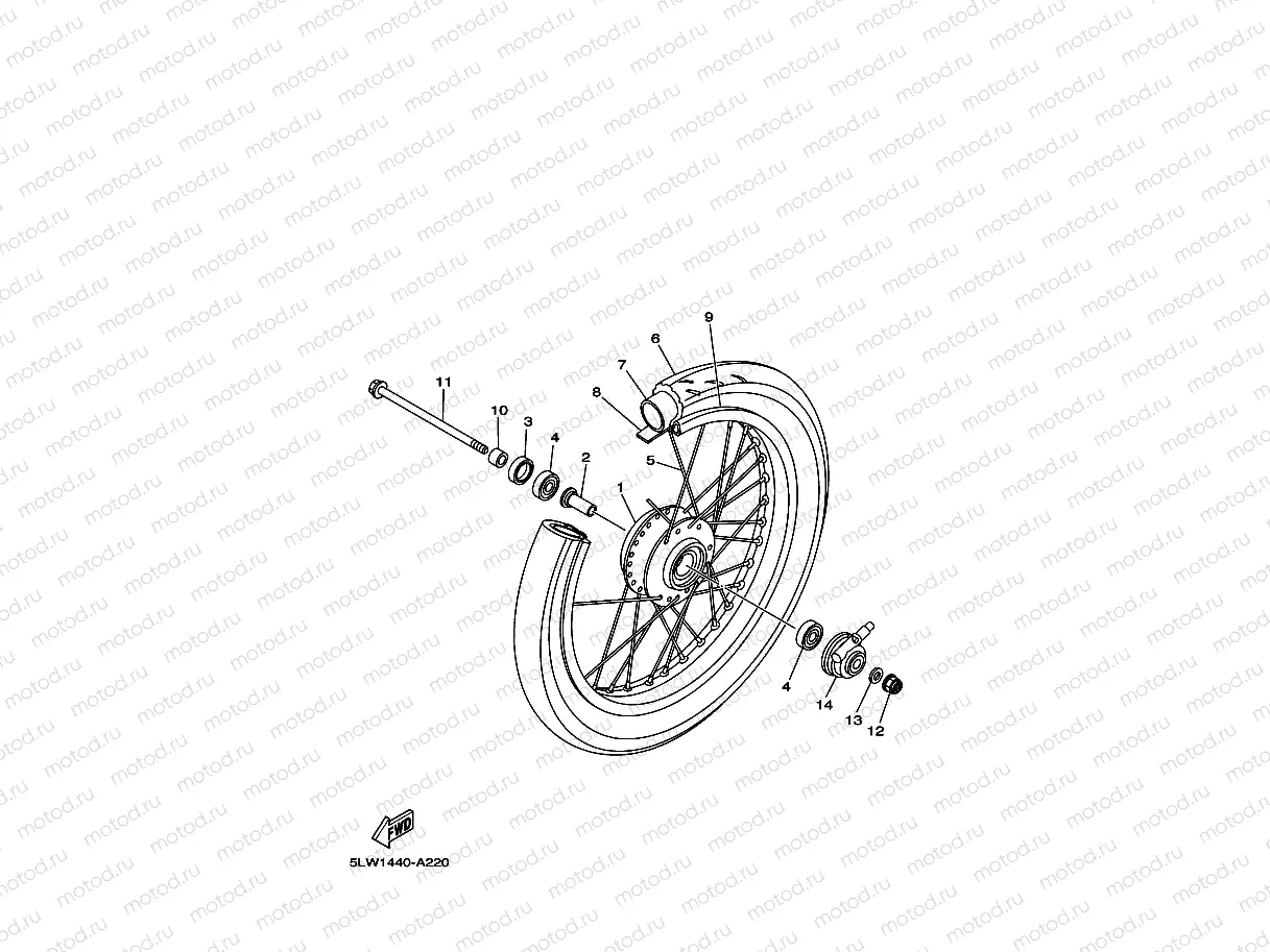 FRONT WHEEL
