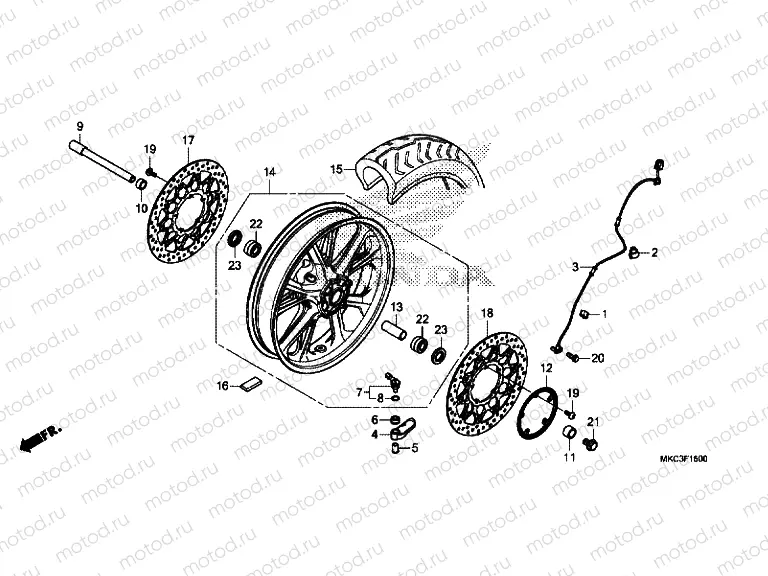 FRONT WHEEL