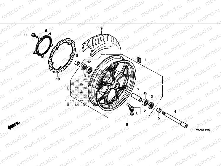 FRONT WHEEL