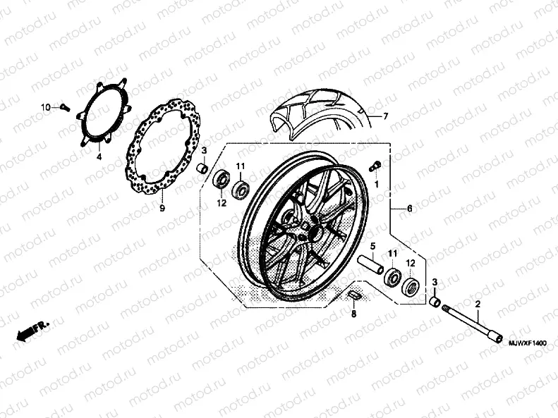 FRONT WHEEL