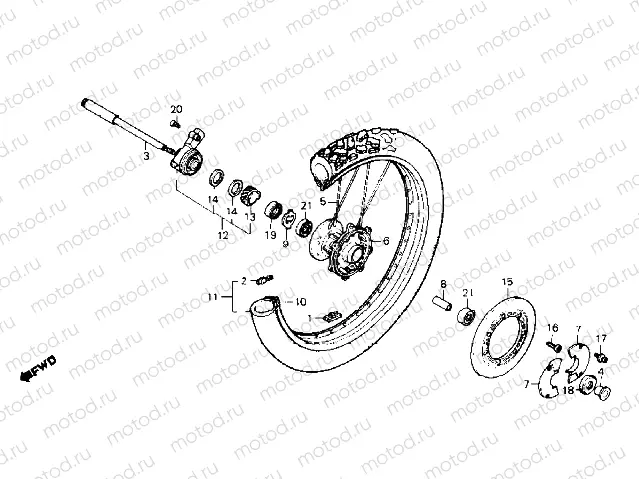 Front wheel