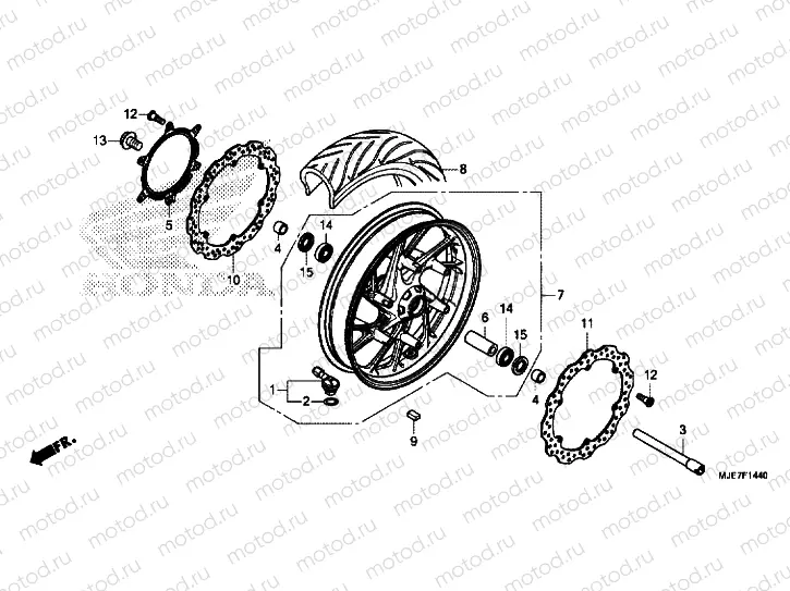 FRONT WHEEL