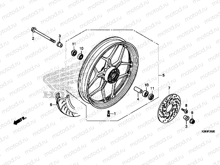 FRONT WHEEL
