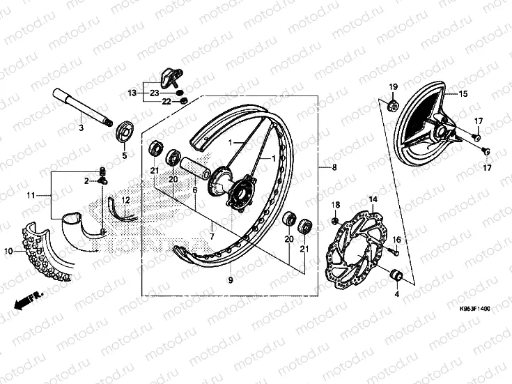 FRONT WHEEL