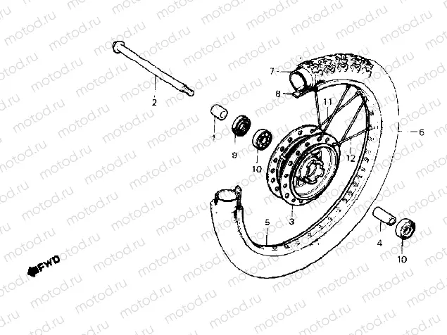 Front wheel