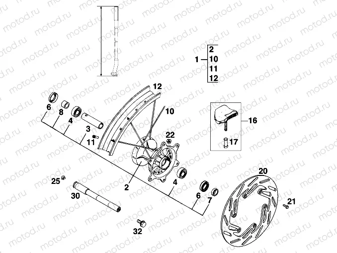 FRONT WHEEL