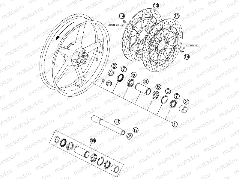 FRONT WHEEL