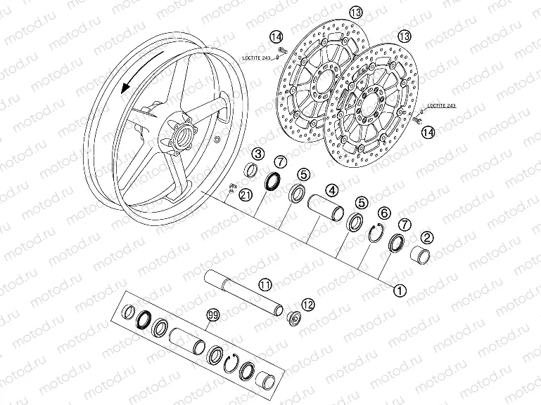 FRONT WHEEL