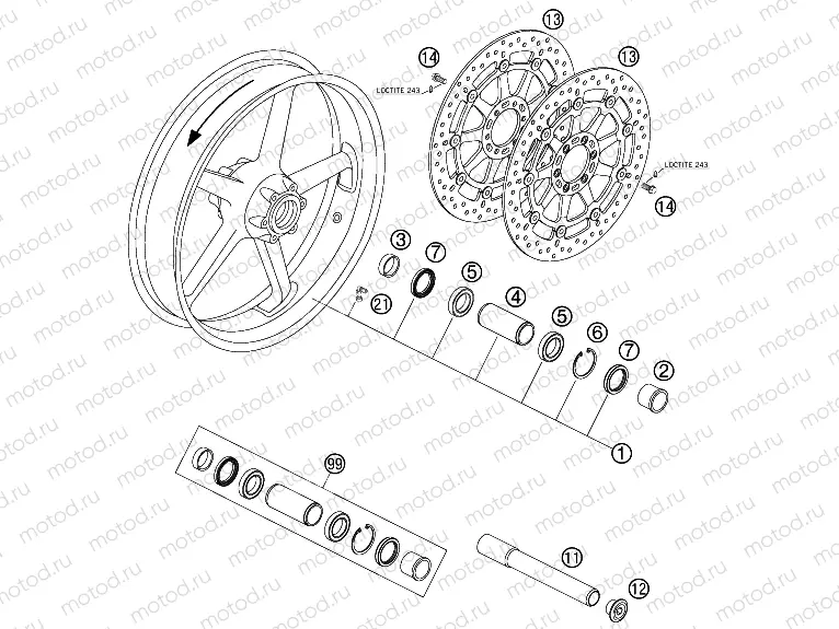 FRONT WHEEL
