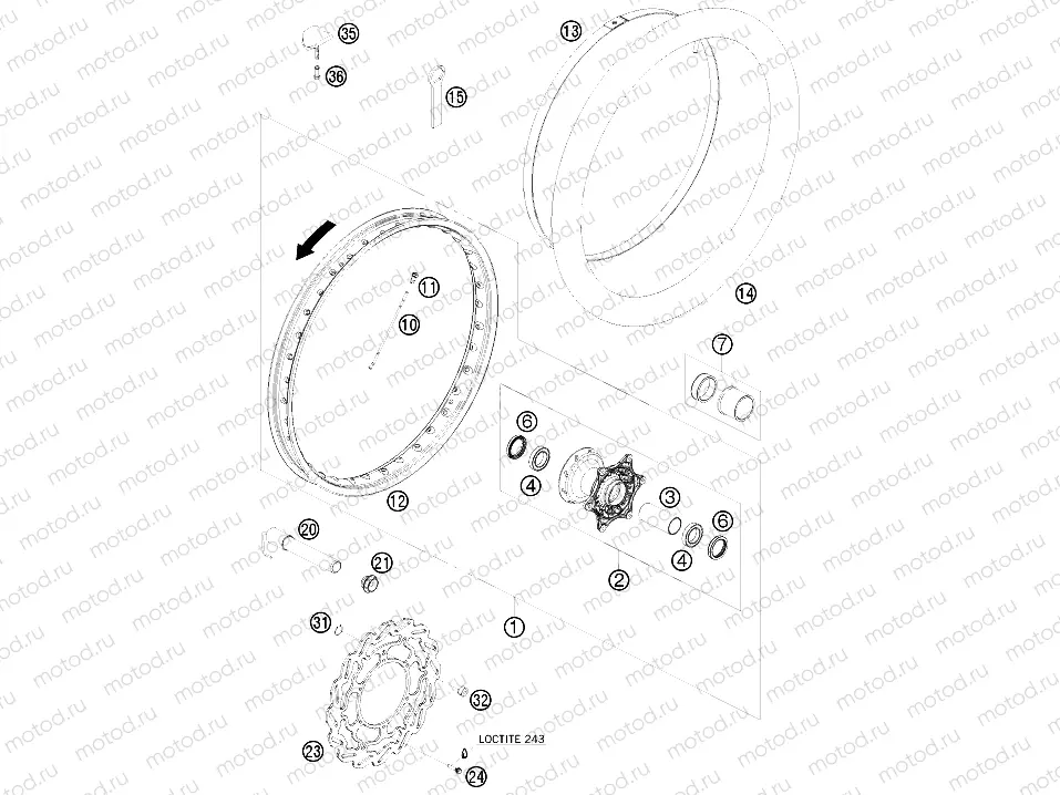 FRONT WHEEL