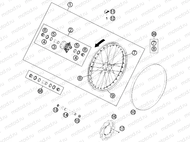 FRONT WHEEL