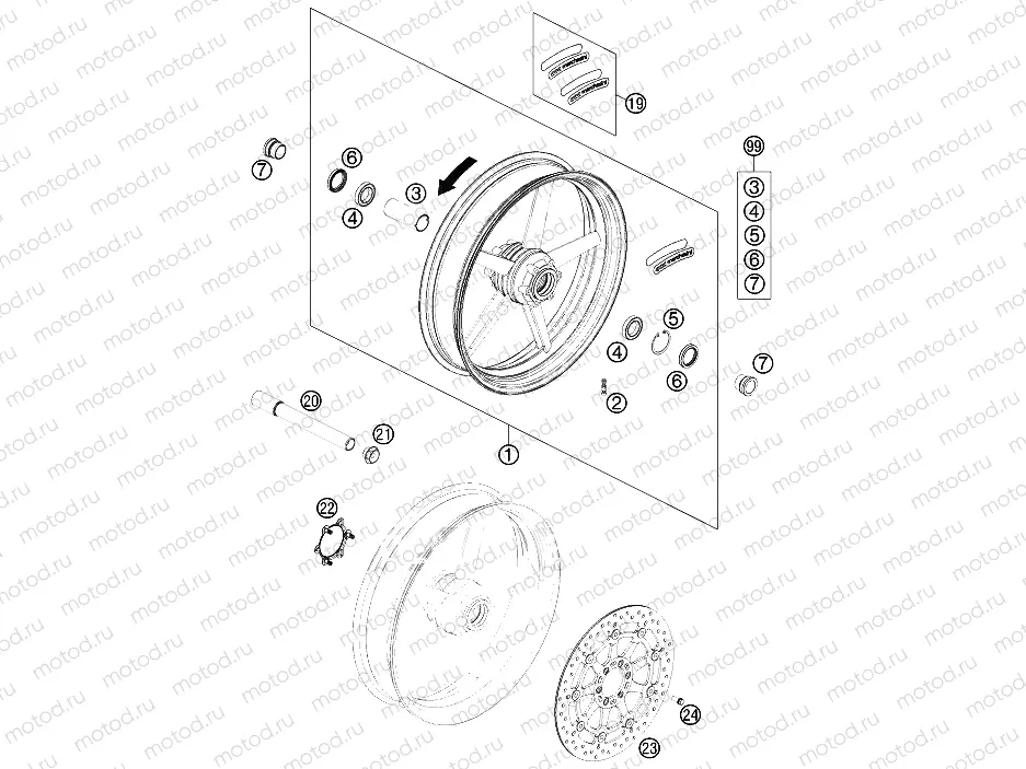 FRONT WHEEL