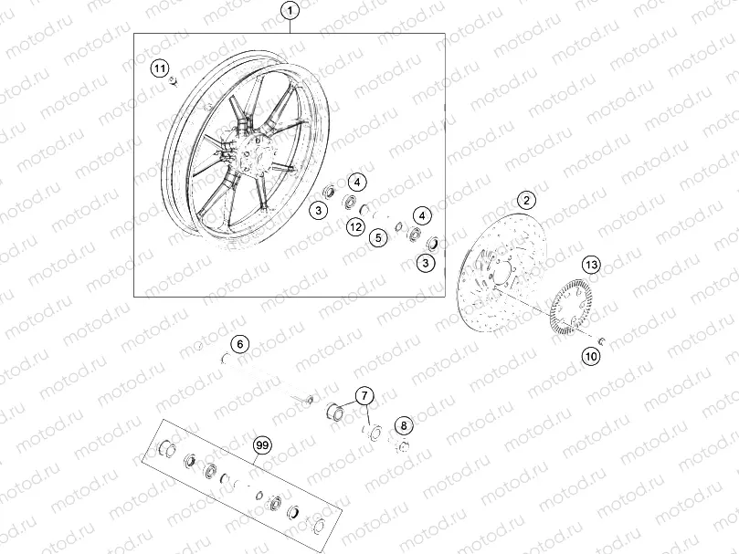 FRONT WHEEL