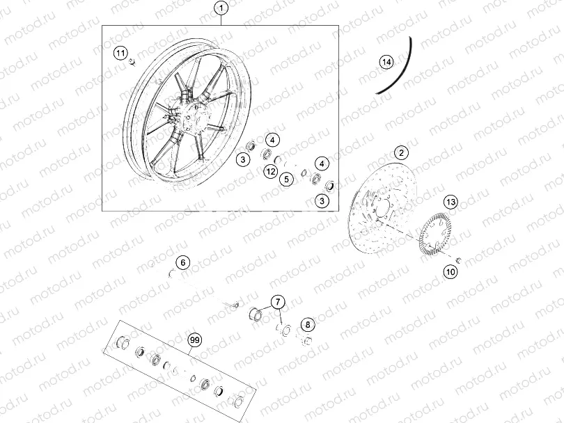 FRONT WHEEL
