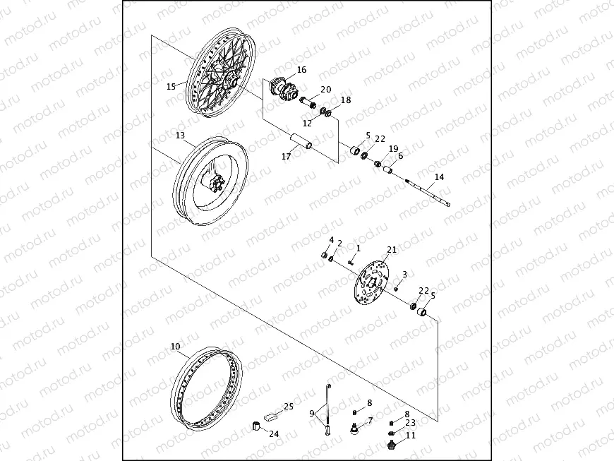 FRONT WHEEL (2 OF 2)