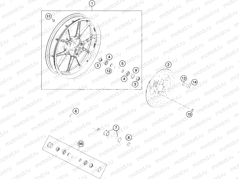 FRONT WHEEL