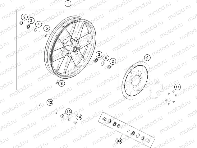 FRONT WHEEL