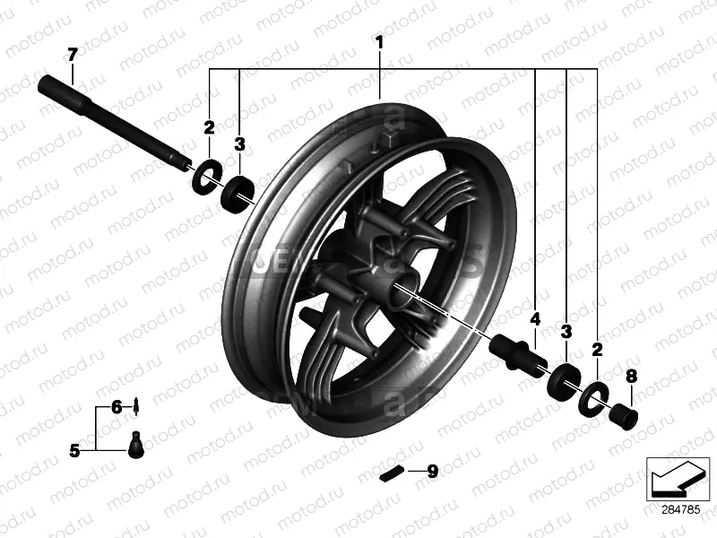 FRONT WHEEL