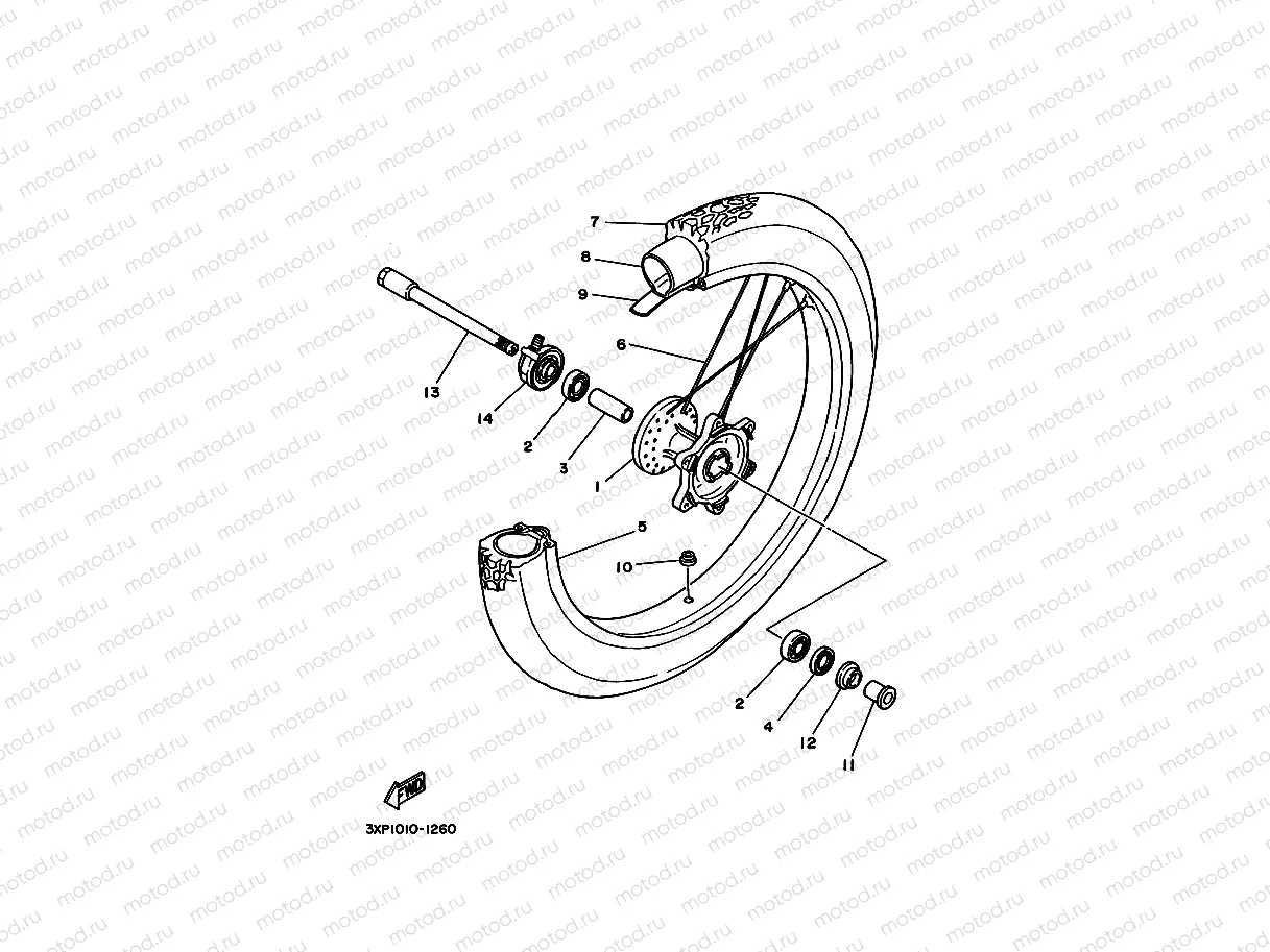 Front wheel