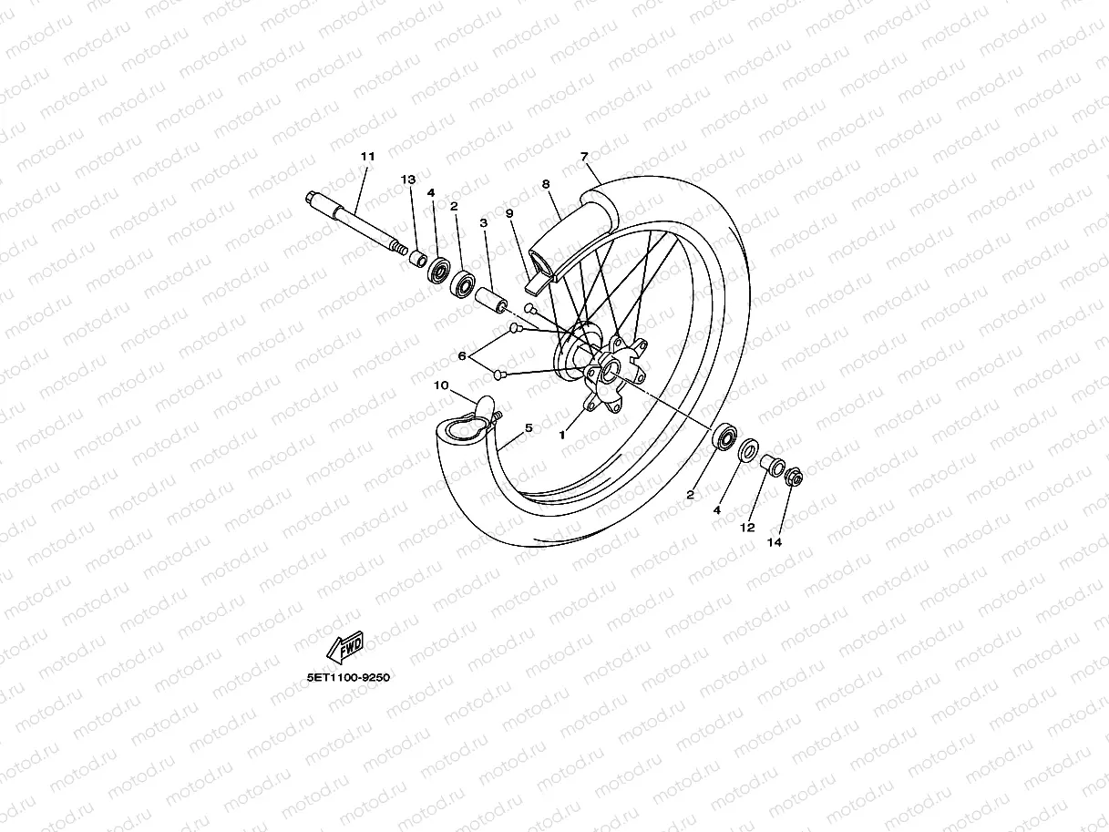FRONT WHEEL