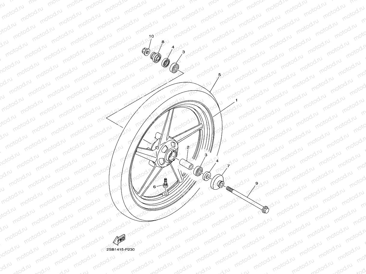 FRONT WHEEL