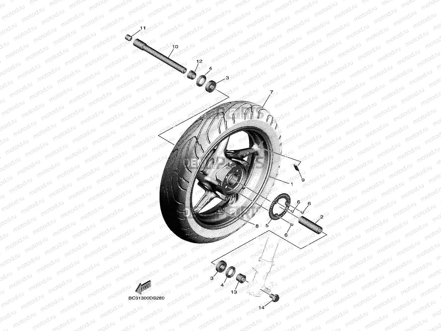 FRONT WHEEL