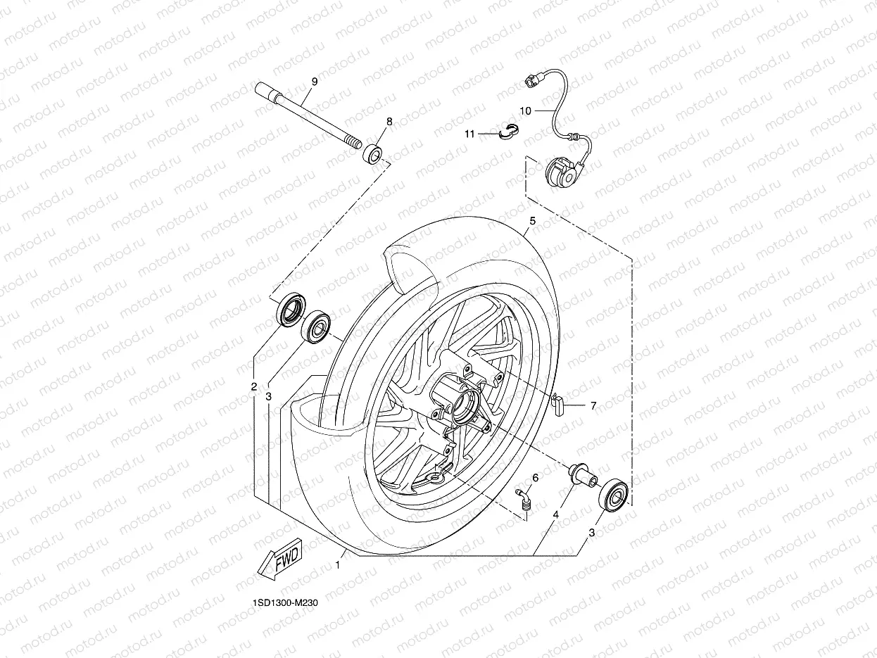FRONT WHEEL