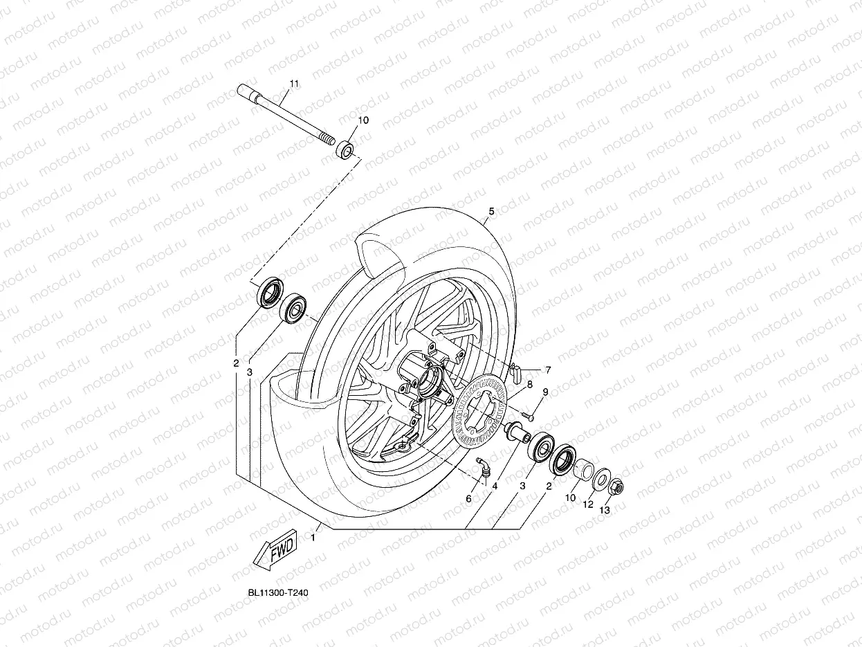 FRONT WHEEL