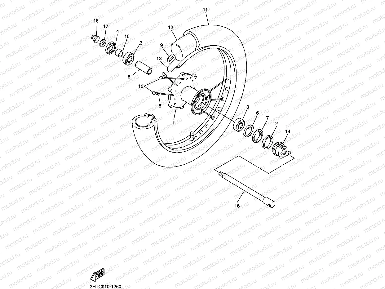 Front wheel