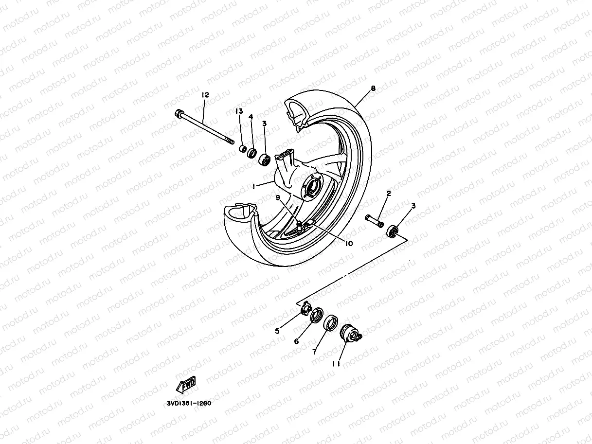 FRONT WHEEL
