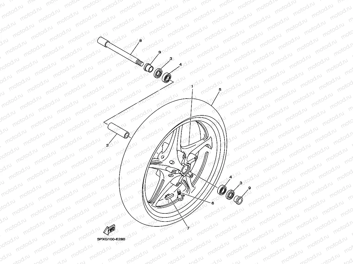 FRONT WHEEL
