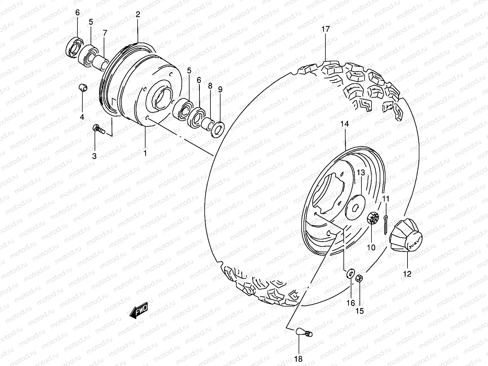 FRONT WHEEL