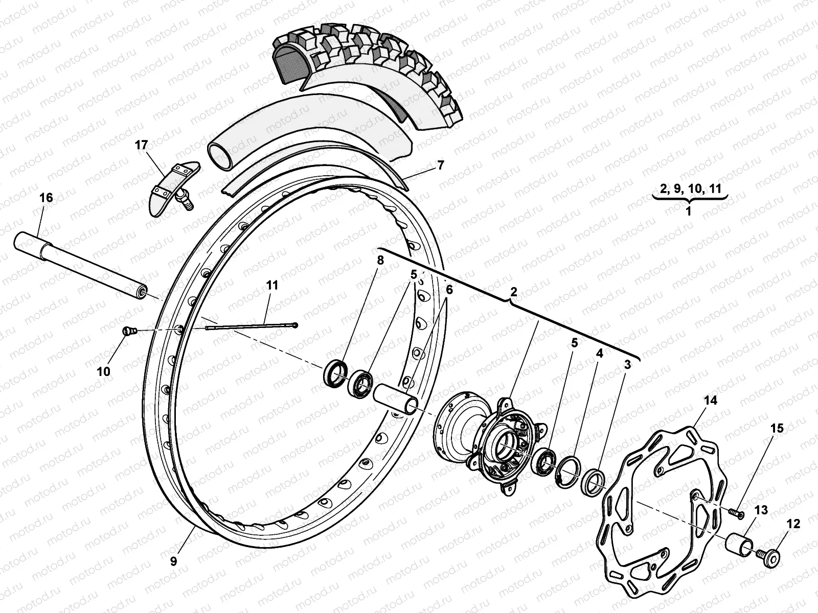 FRONT WHEEL