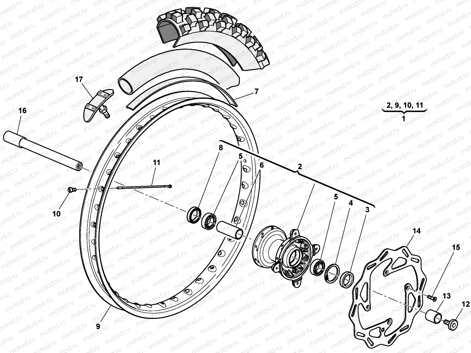 FRONT WHEEL